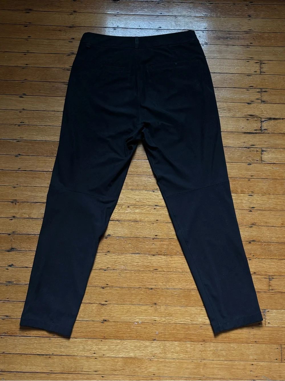 30x28 Lululemon Commission Men's Black Solid Pants Button Closure
